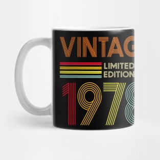 Vintage 1978 Limited Edition Mug